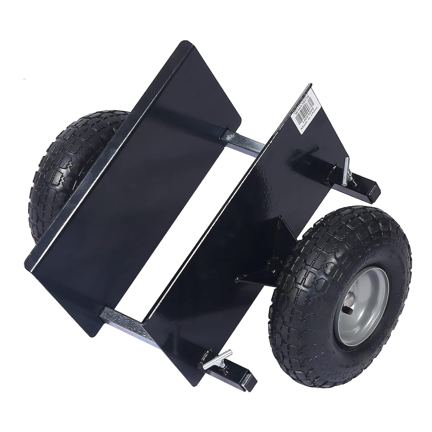 Holaki Heavy Duty Panel Dolly, Adjustable Panel Dolly, Pneumatic Wheels 600-Lb. Capacity Door Dollys with 10inch Pneumatic Wheels for Moving