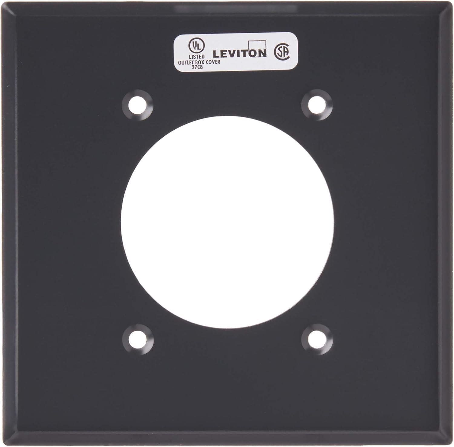 Leviton Aluminum Rang/Dry Wall Plate 001-4934