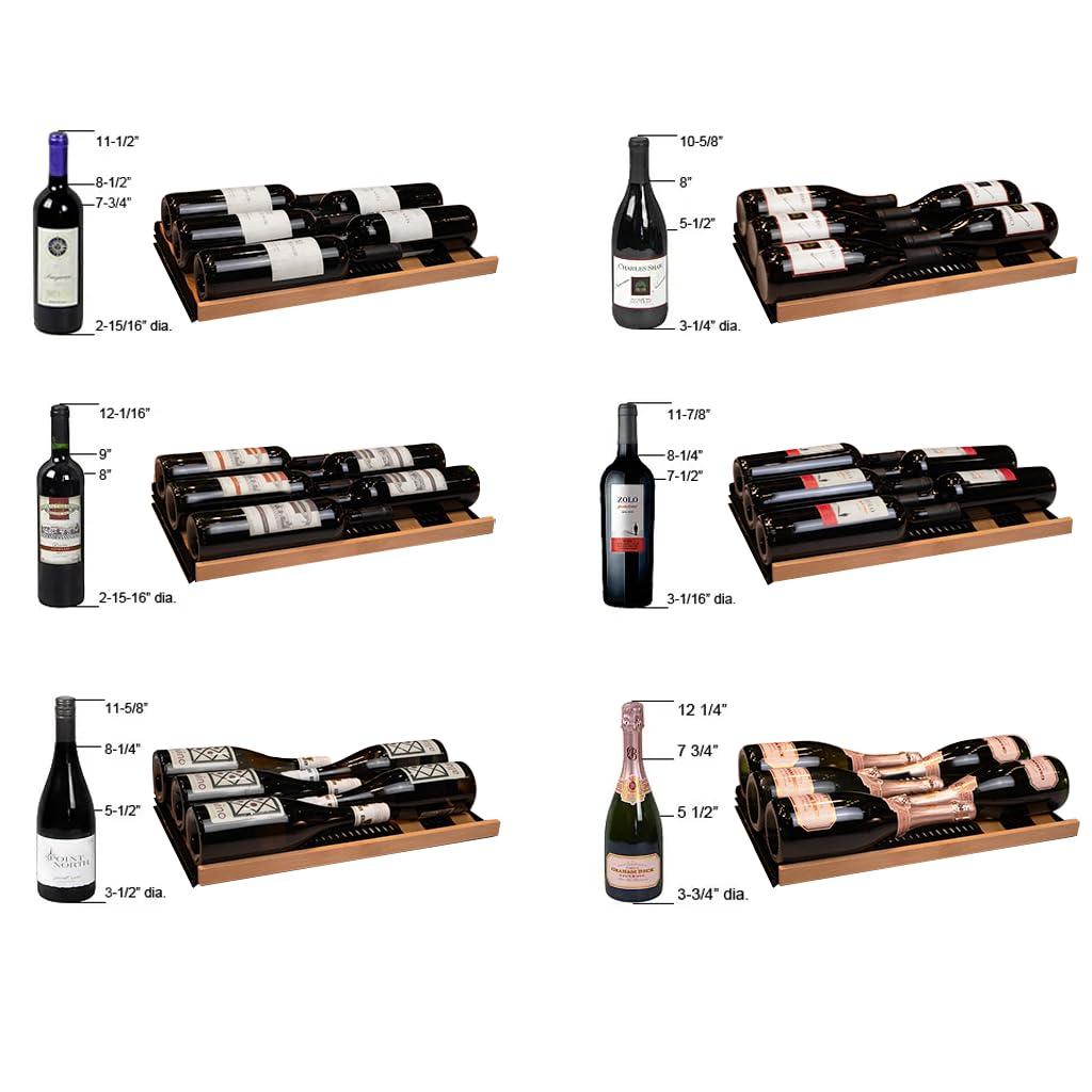 Allavino Allavino Dual Zone 23.5'' Freestanding 67 Bottle Wine Refrigerator