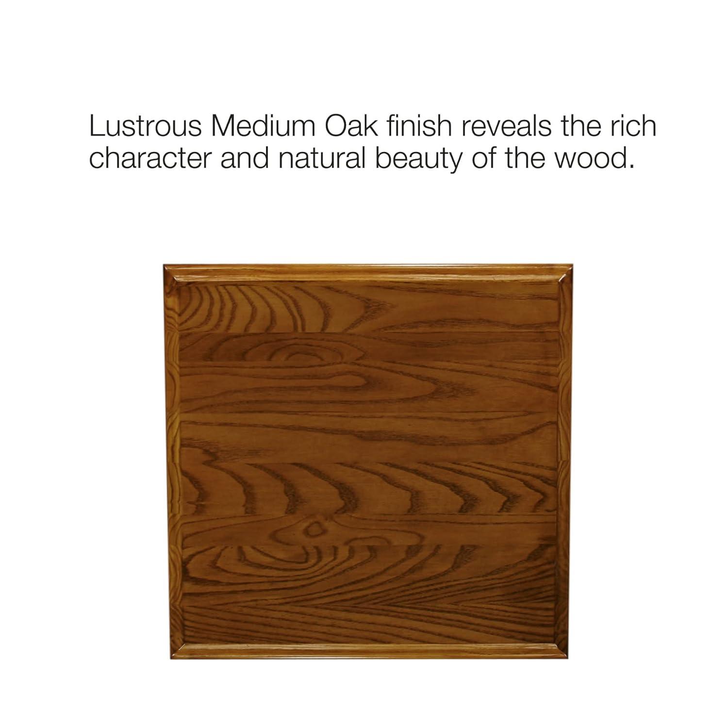 Powell Favorite Finds Square Side Table Medium Oak Finish : 20x20 Inch Polyester, Machine Washable Cloth Napkins