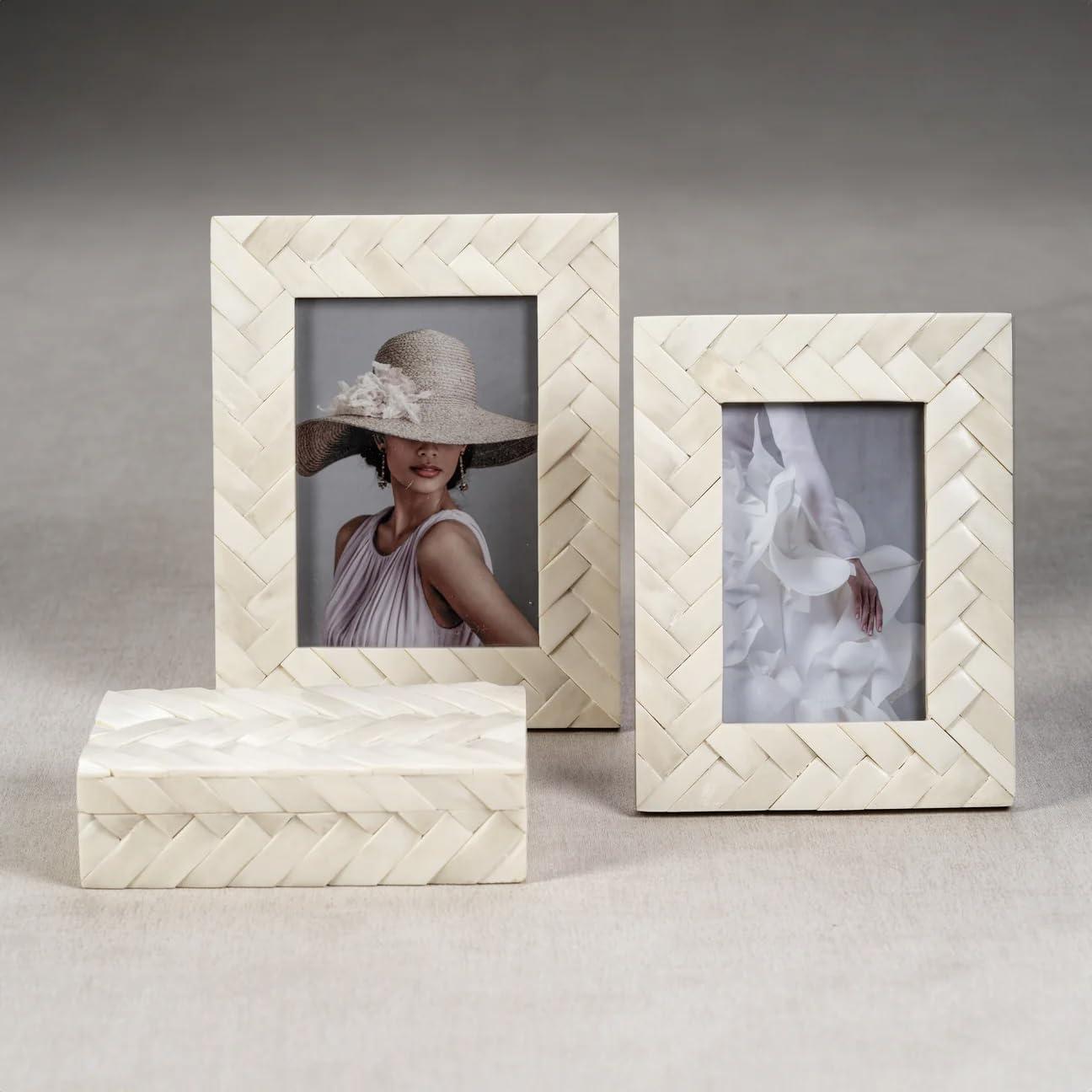 Netta Picture Frame - White / 4" x 6"