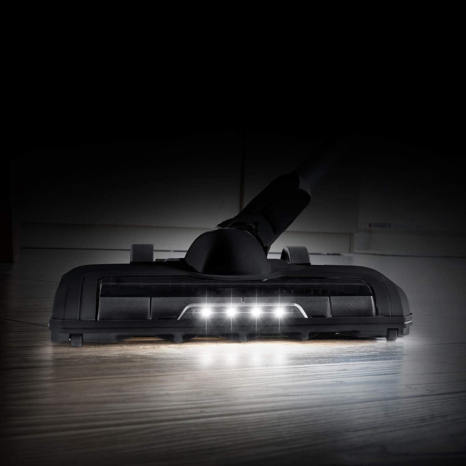 EUREKA Cordless Vacuum Cleaner, Hight Efficiency for All Carpet and Hardwood Floor LED Headlights, Convenient Stick and Handheld Vac, Basic Red