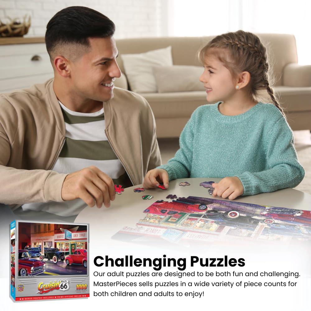 MasterPieces 1000 Piece Jigsaw Puzzle - Main Street Muscle - 19.25"x26.75"