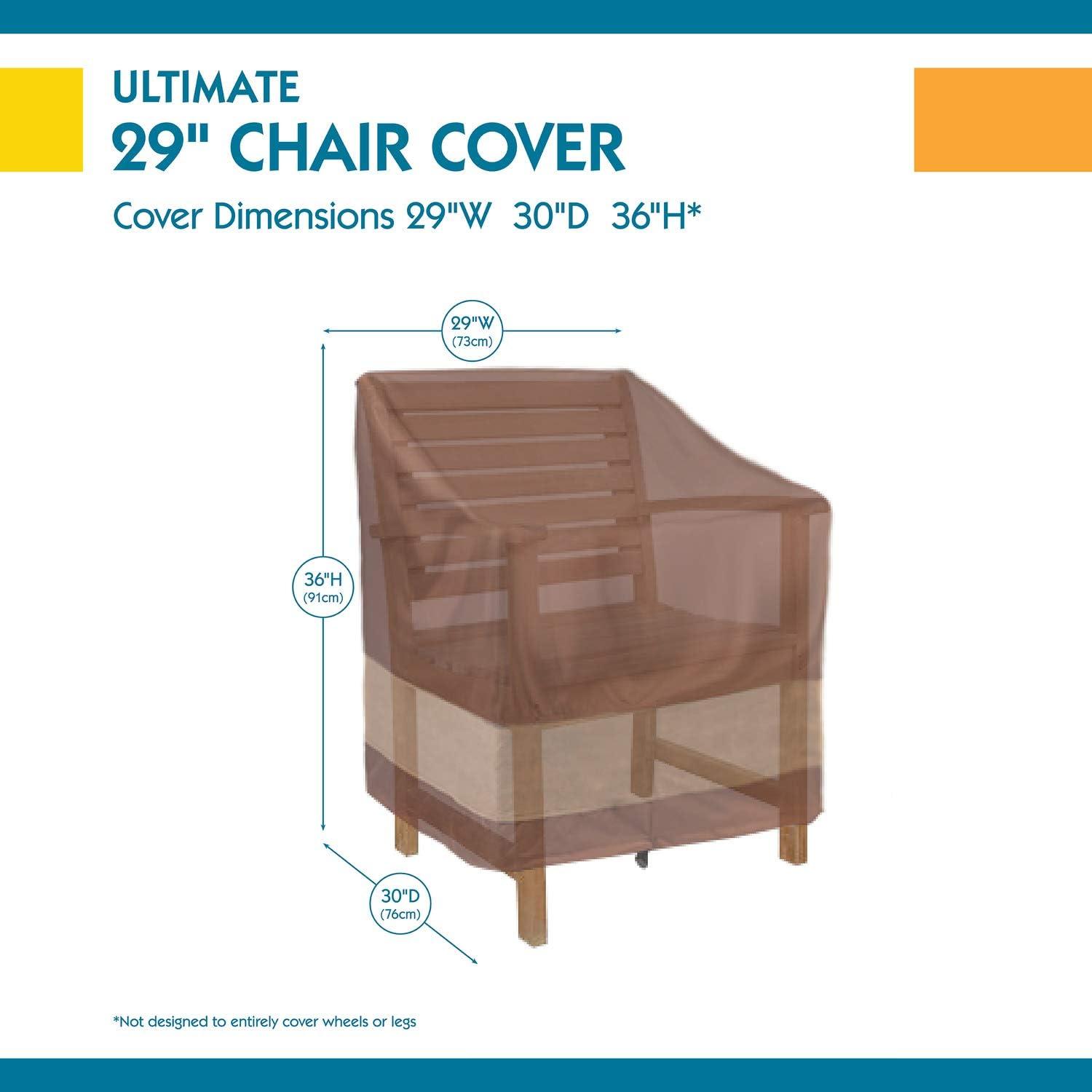 Duck Covers Ultimate Waterproof 29 Inch Patio Chair Cover