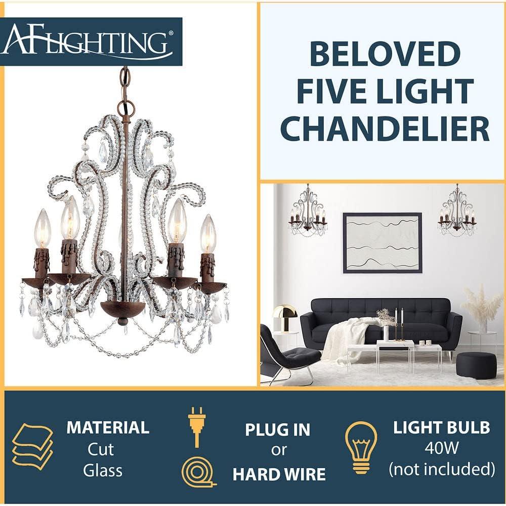 5 - Light Dimmable Classic / Traditional Chandelier