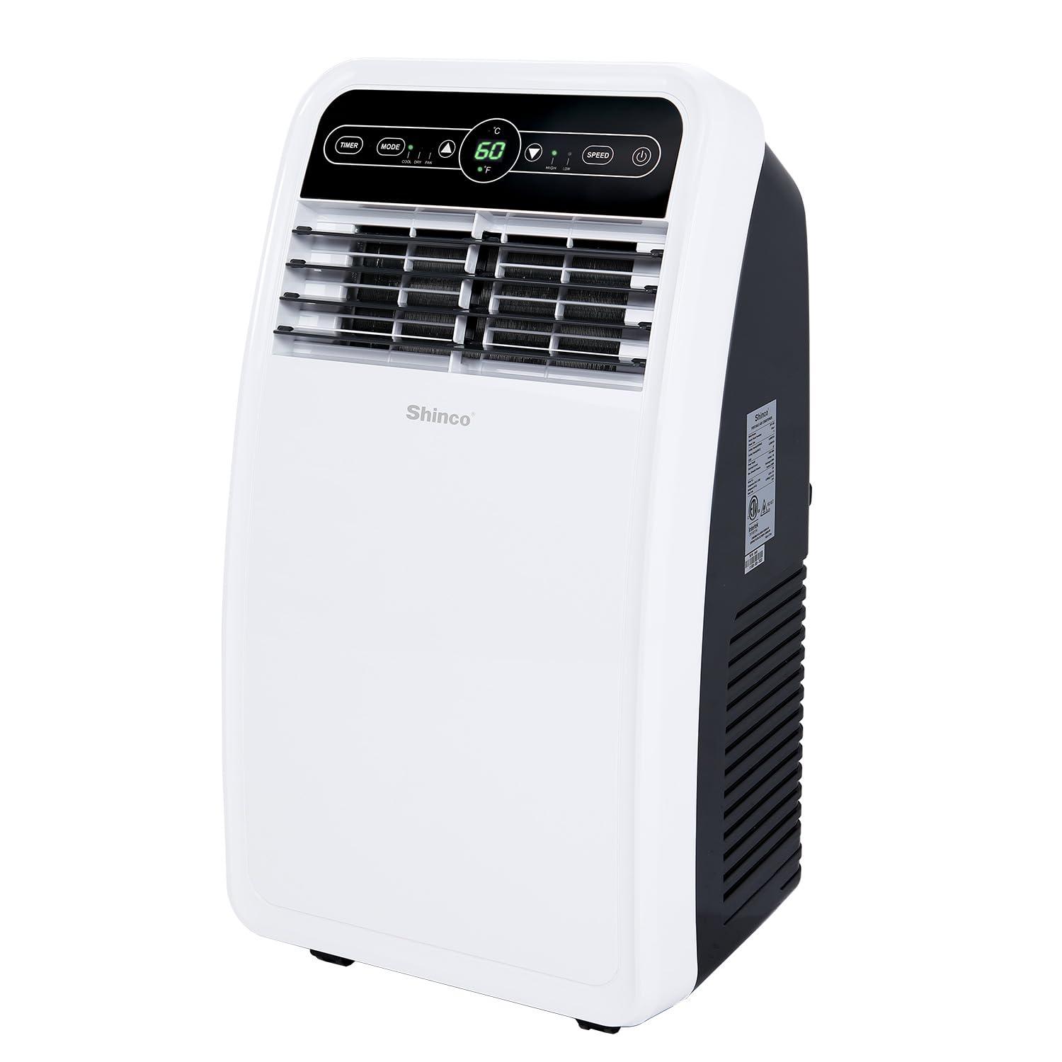 Shinco Shinco 8,000 BTU(ASHRAE) Portable Air Conditioner with Remote
