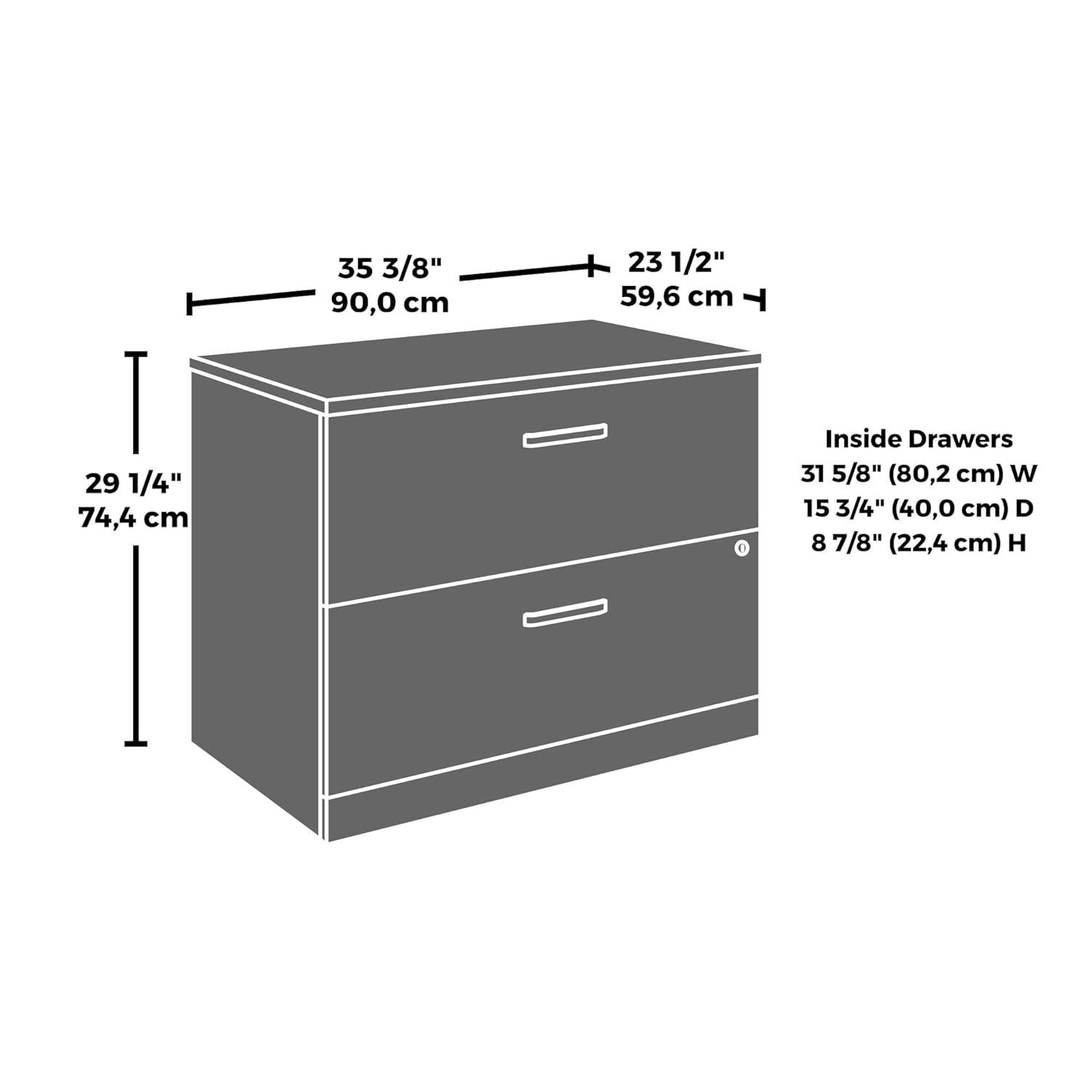 Affirm 2 Drawer Lateral File Classic Cherry - Sauder