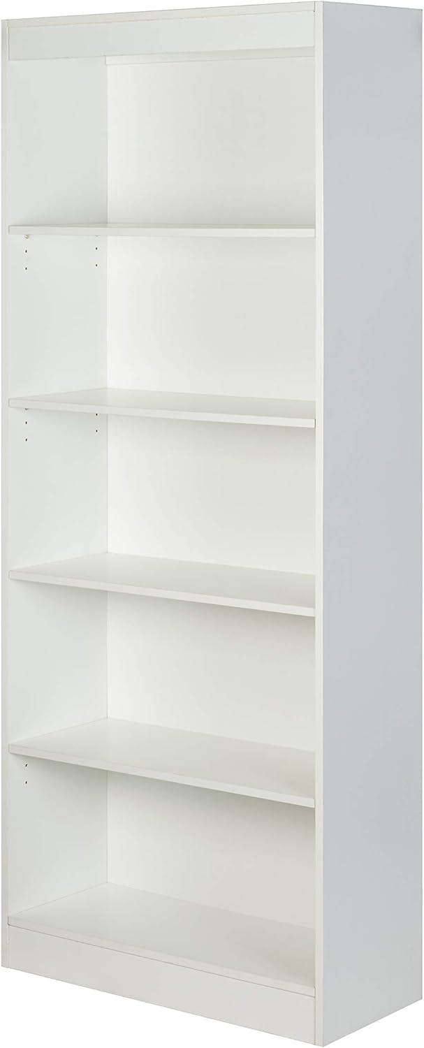 Essential 5-Tier Book Shelf, White