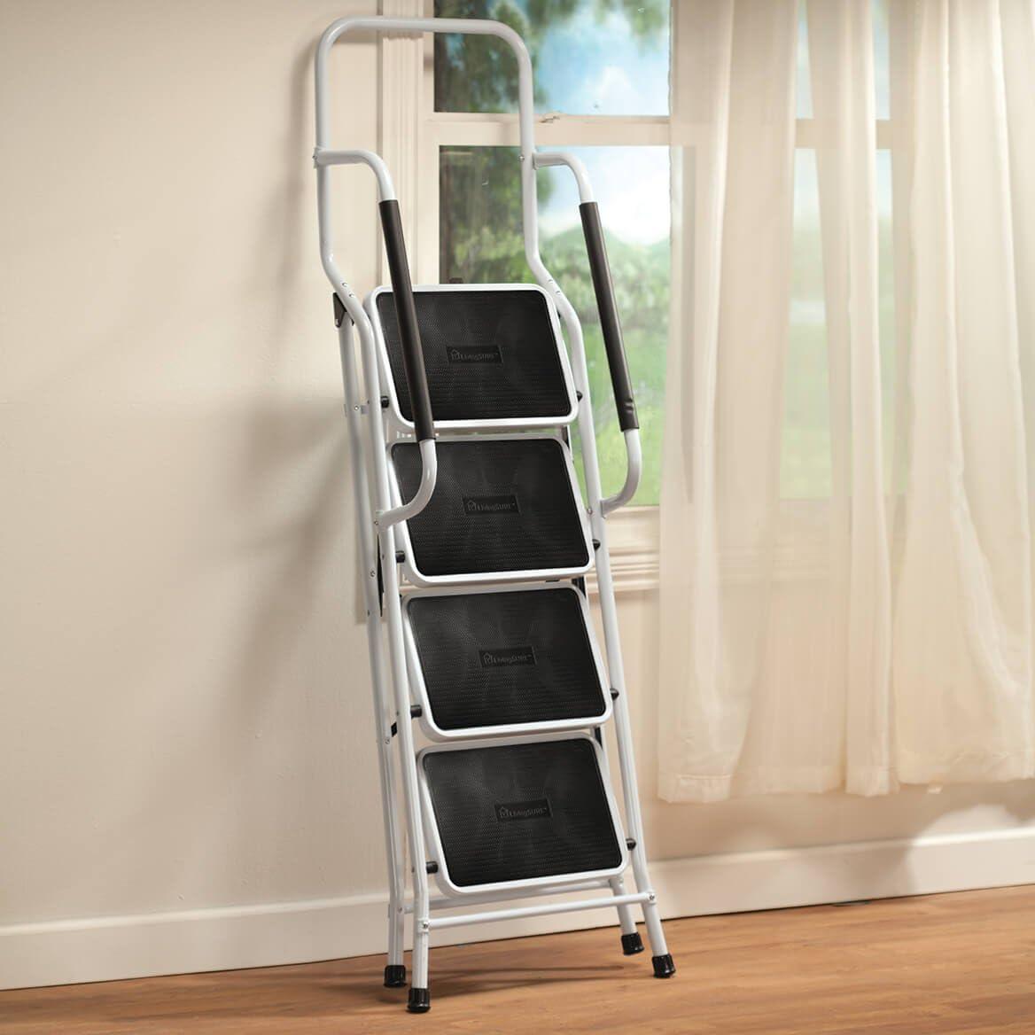 Step Ladder with Handles, 3-Tier