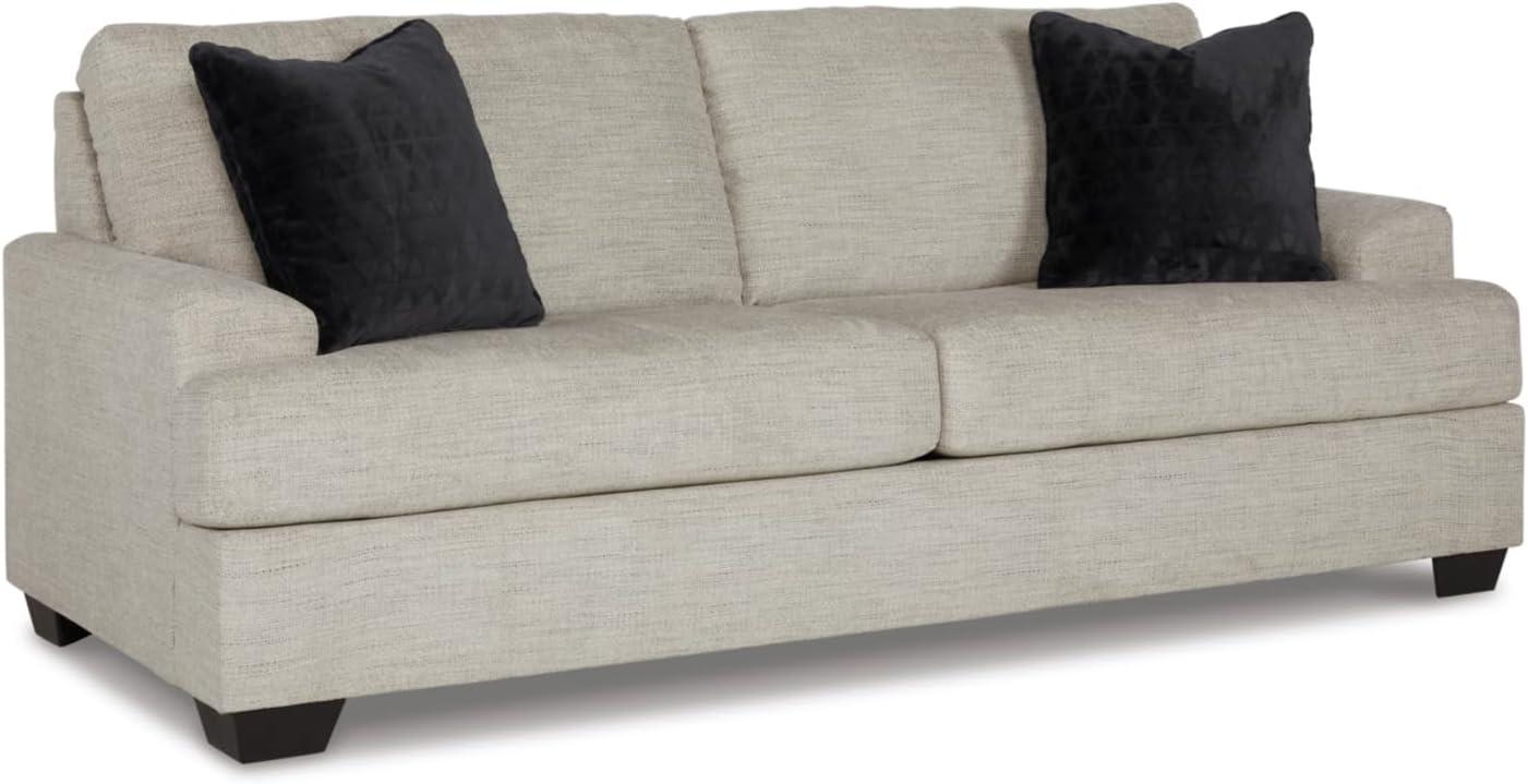 Maggie 96" Square Arm Sofa with Reversible Cushions