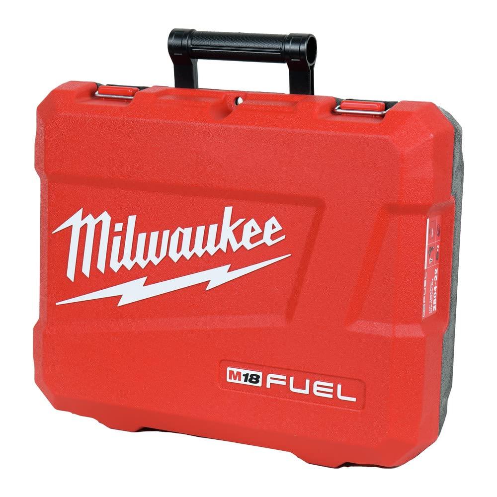 Milwaukee M18 Fuel 1/2" 18V Brushless Hammer Drill Driver 2804-22 with (2) 5Ah Batteries, Charger, & Tool Case