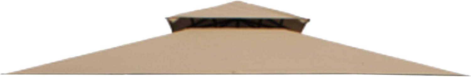 CLkPde Replacement Canopy Top Cover for The Aldi Gardenline Belavi Shoprite Grill Gazebo - Standard 350 (Will not fit Any Other Model) - Top Tier 34" x 21", Bottom Tier 96" x 60"