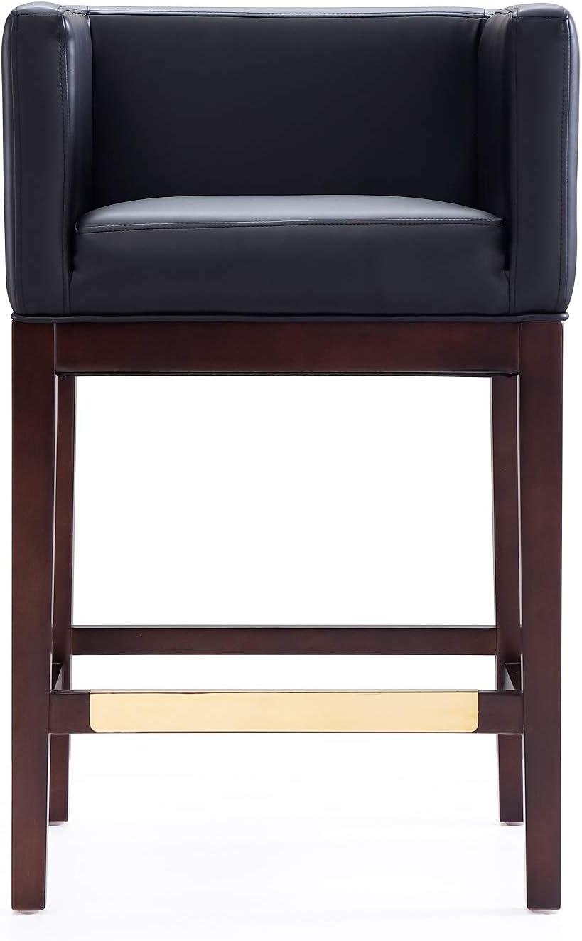 Kingsley Upholstered 30'' Counter Stool with Solid Wood Frame