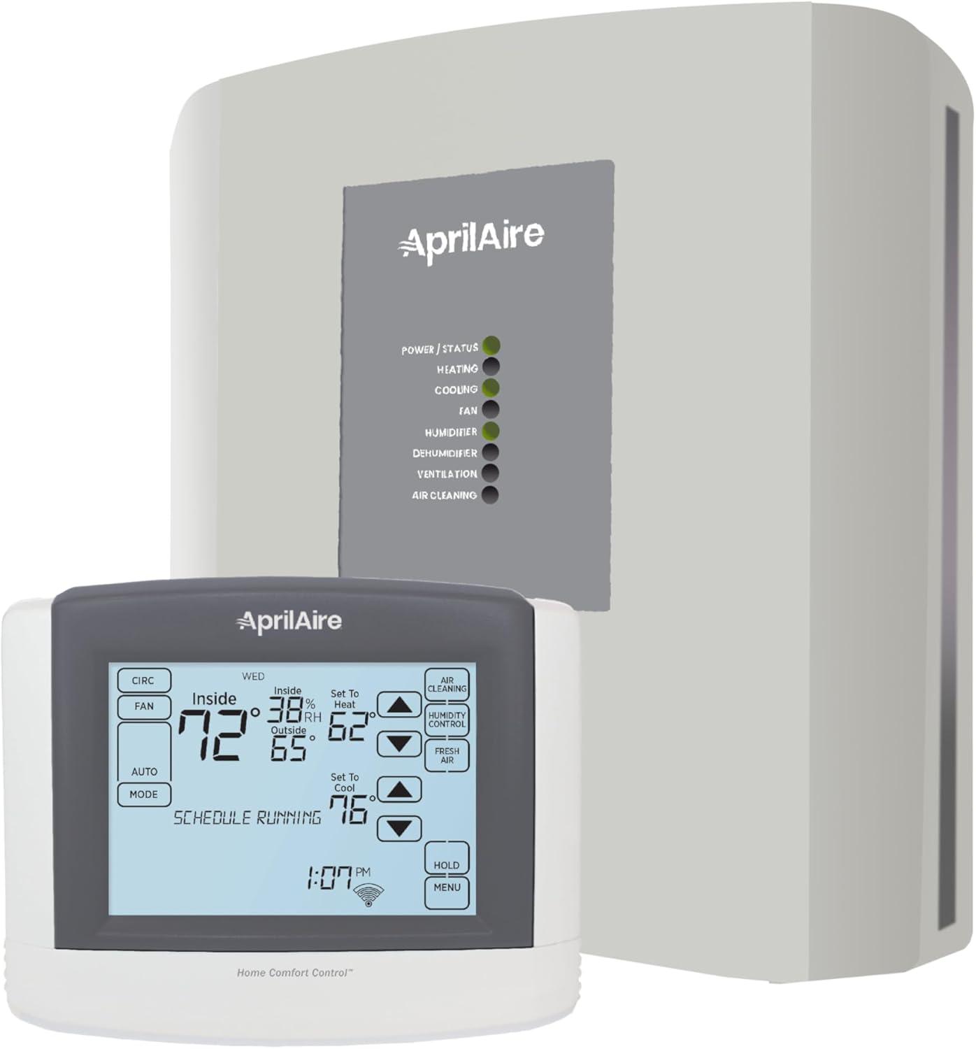 Aprilaire 8910W Wi-Fi Programmable Touchscreen Thermostat with IAQ Control