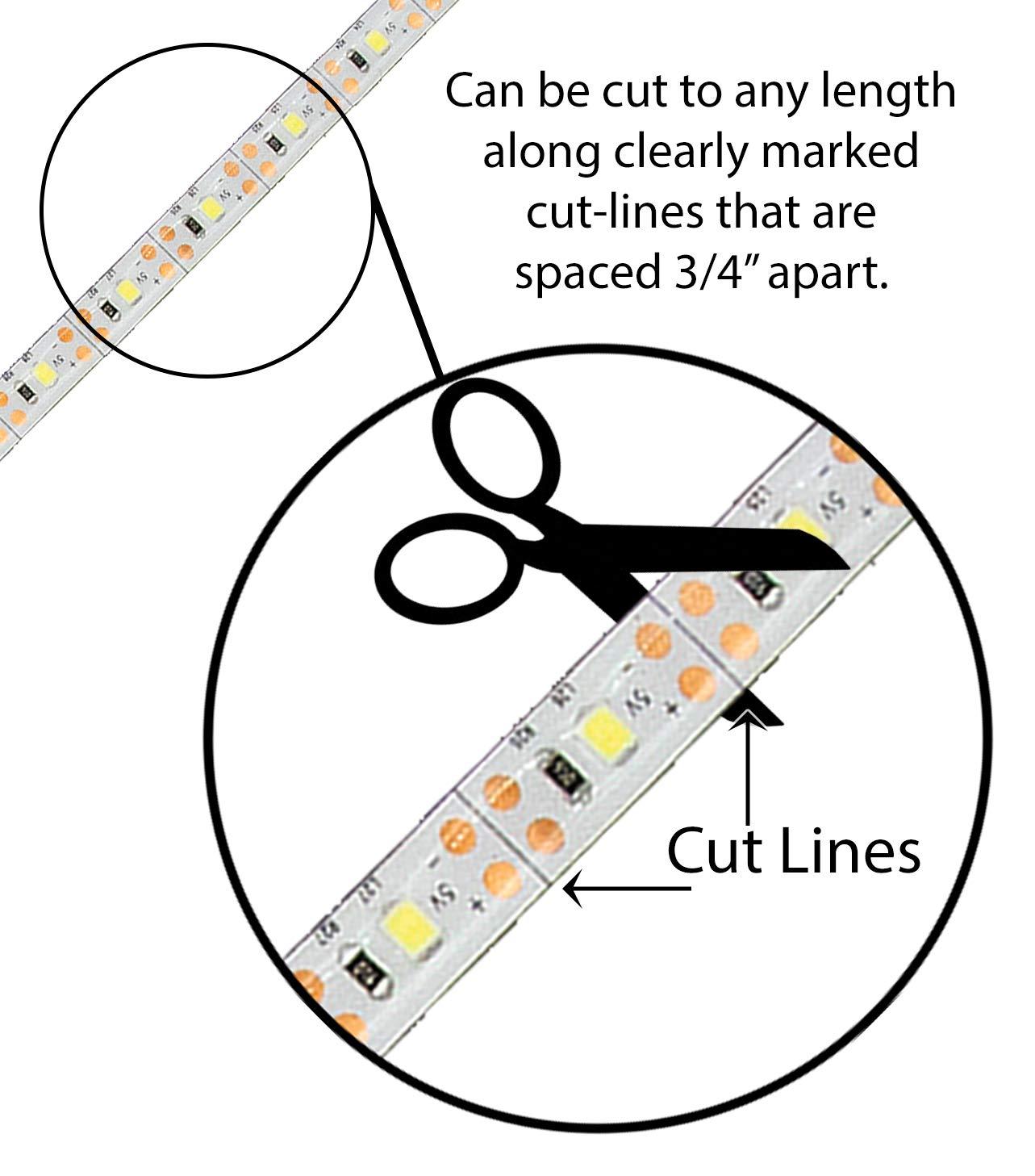 The Light Multipurpose LED Lighting Strips for Sewing, Quilting, Crafting and More. Incudes: 12" LED Light Strip, 67" Power Cord, 3M Adhesive VHB Tape & Mounting Clips