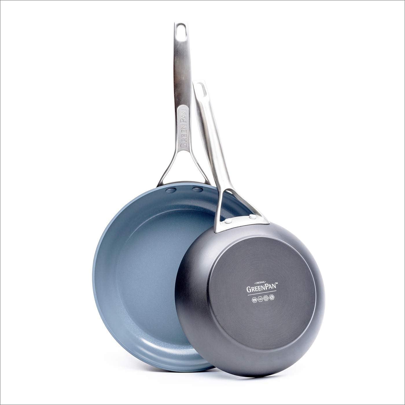 GreenPan Paris Pro Healthy Ceramic Nonstick 2 Piece Frying Pan Set