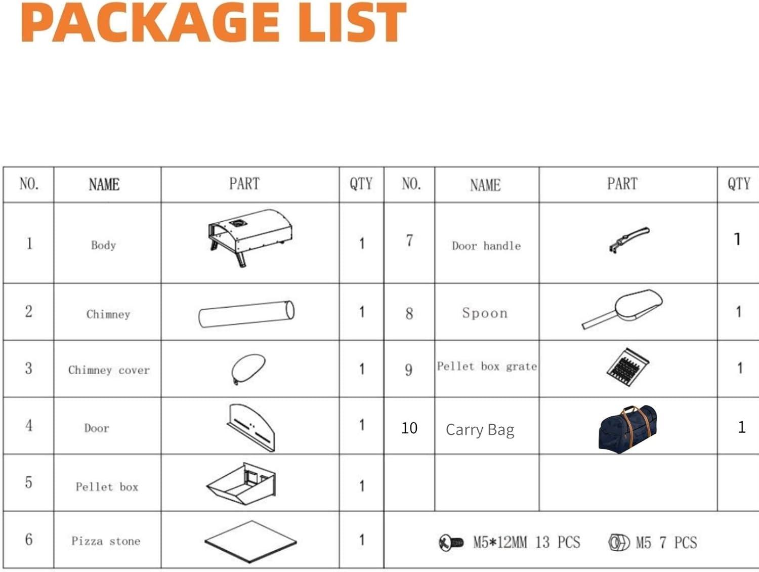 VEVOR VEVOR Stainless Steel Wood Burning Pizza Oven