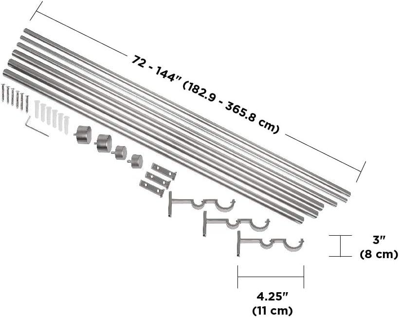 Umbra Cappa Adjustable Single Curtain Rod