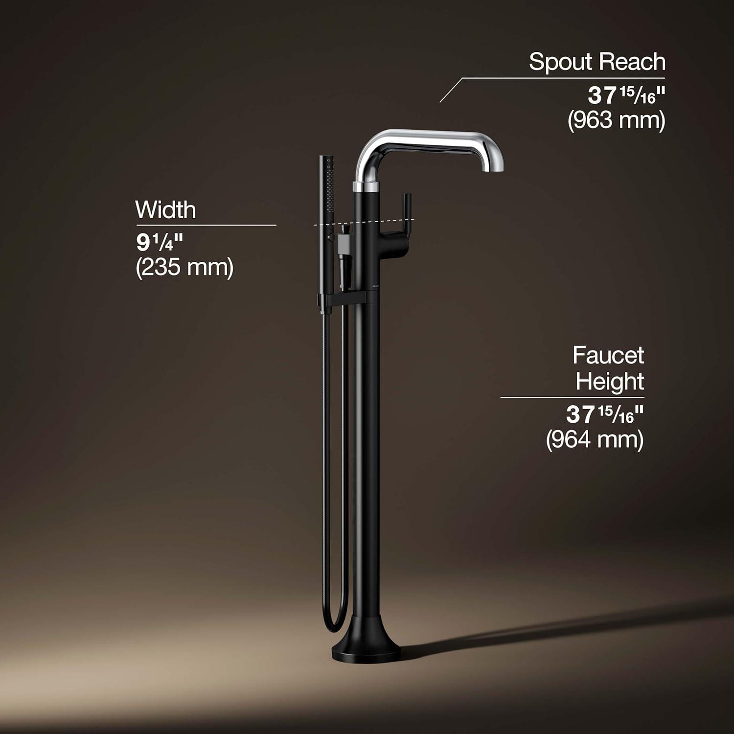 Tone Floor Mounted Clawfoot Tub Faucet