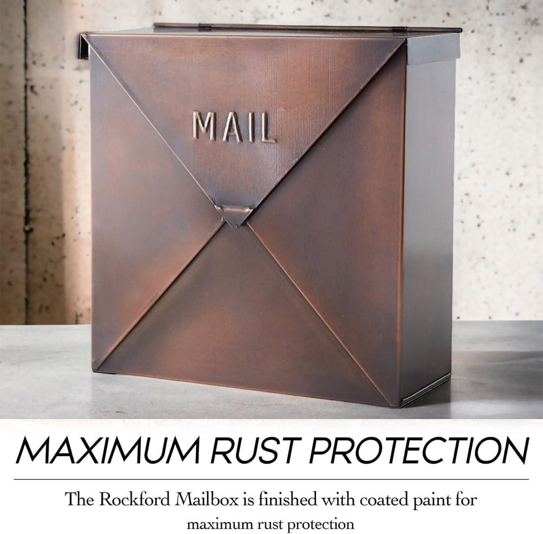 Rockford Aluminum Wall Mounted Mailbox