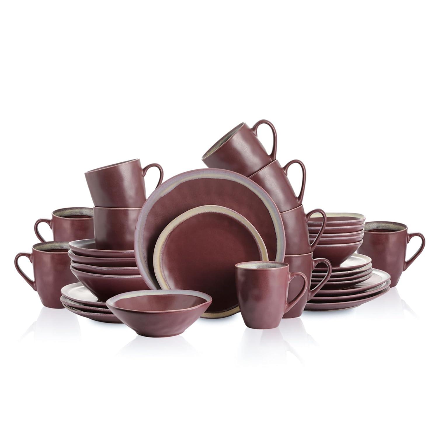 Stone Lain Stone Lain Serenity 32-Piece Dinnerware Set Stoneware