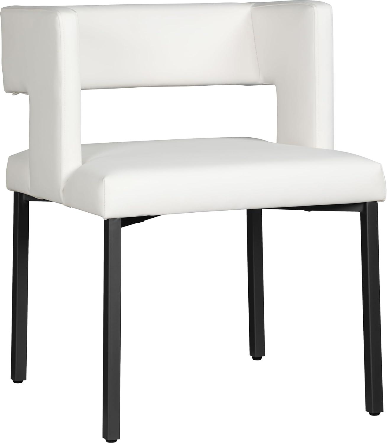 Inga Upholstered Arm Chair in White