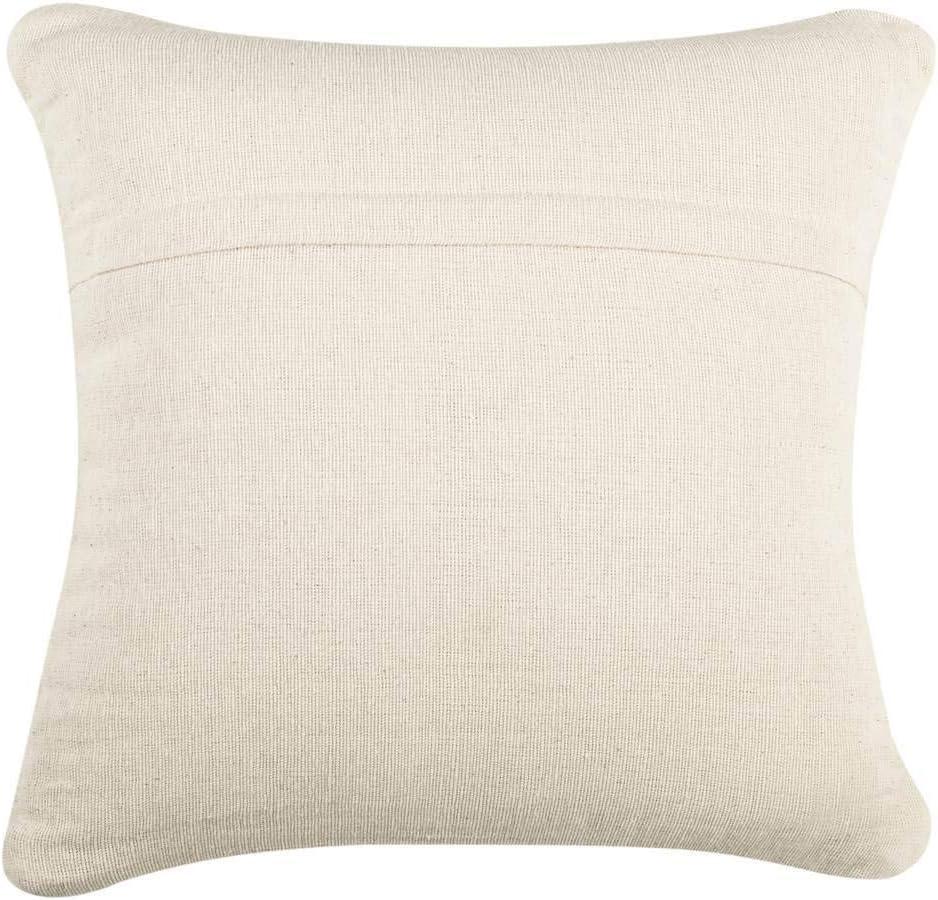 Diamond Loop Pillow - Natural - 20" x 20" - Safavieh .