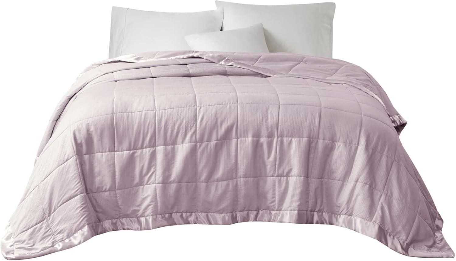 Madison Park Cambria Oversized Down Alternative Blanket with Satin Trim