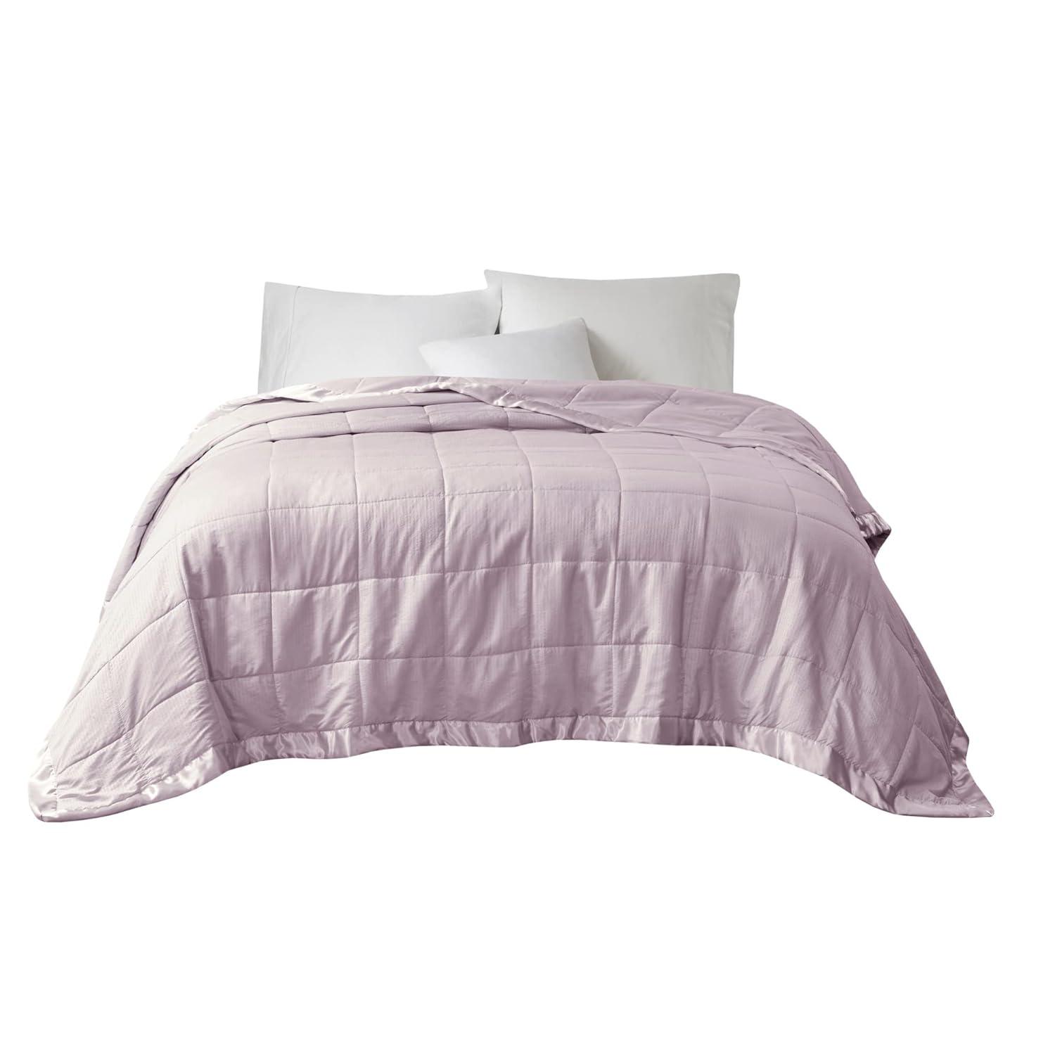 Madison Park Cambria Oversized Down Alternative Blanket with Satin Trim