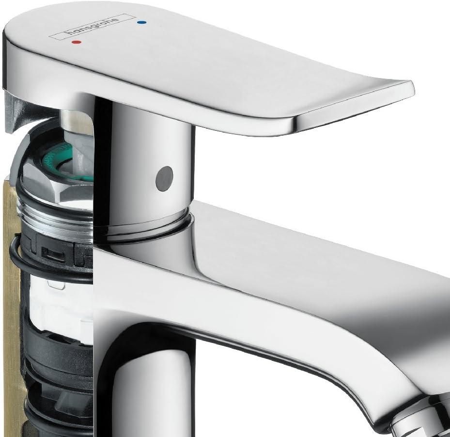 Sleek Chrome Single-Hole Bathroom Faucet with Easy Clean Aerator