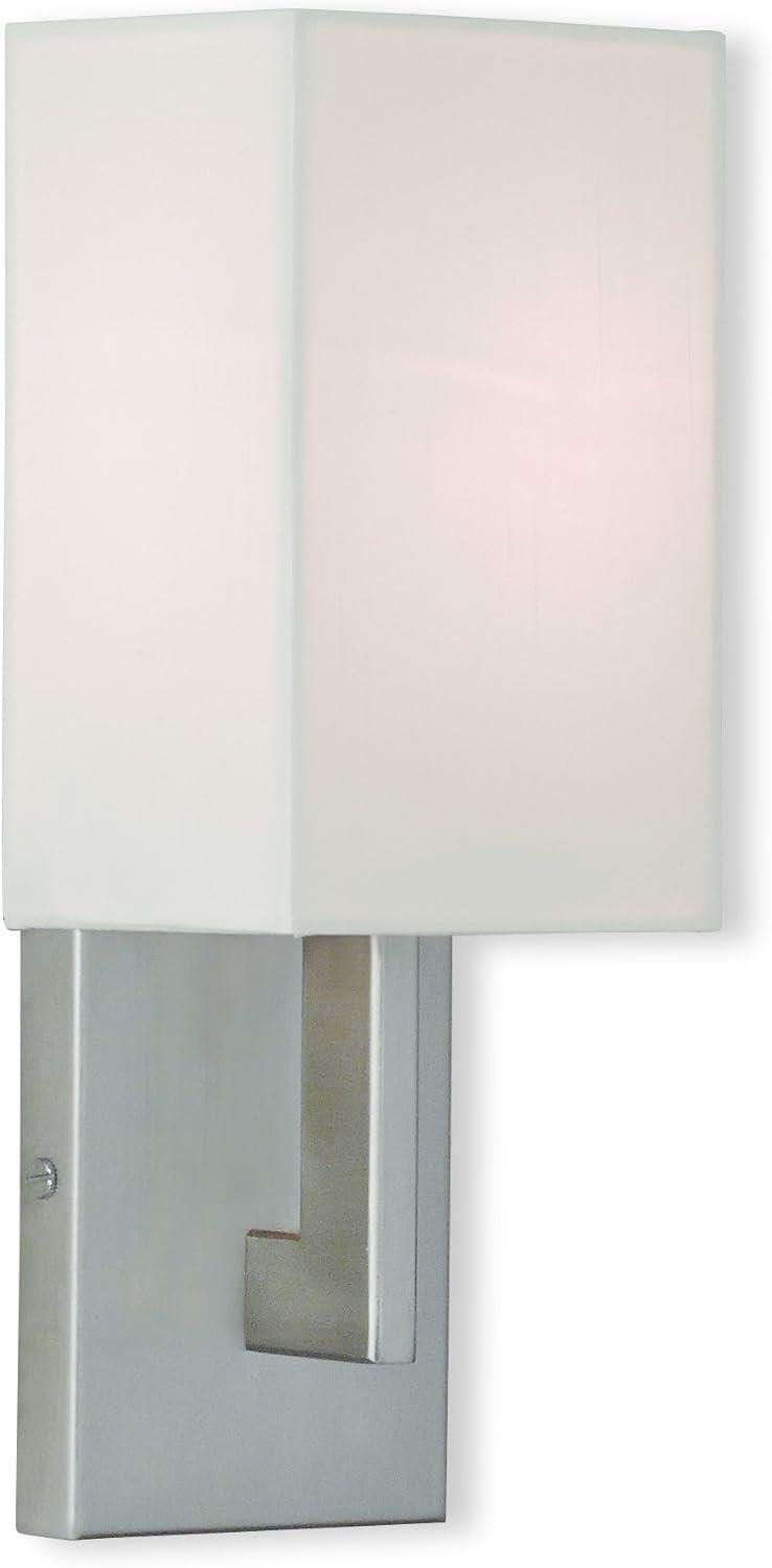 Livex Lighting Hollborn 1 - Light Wall Light in  Brushed Nickel