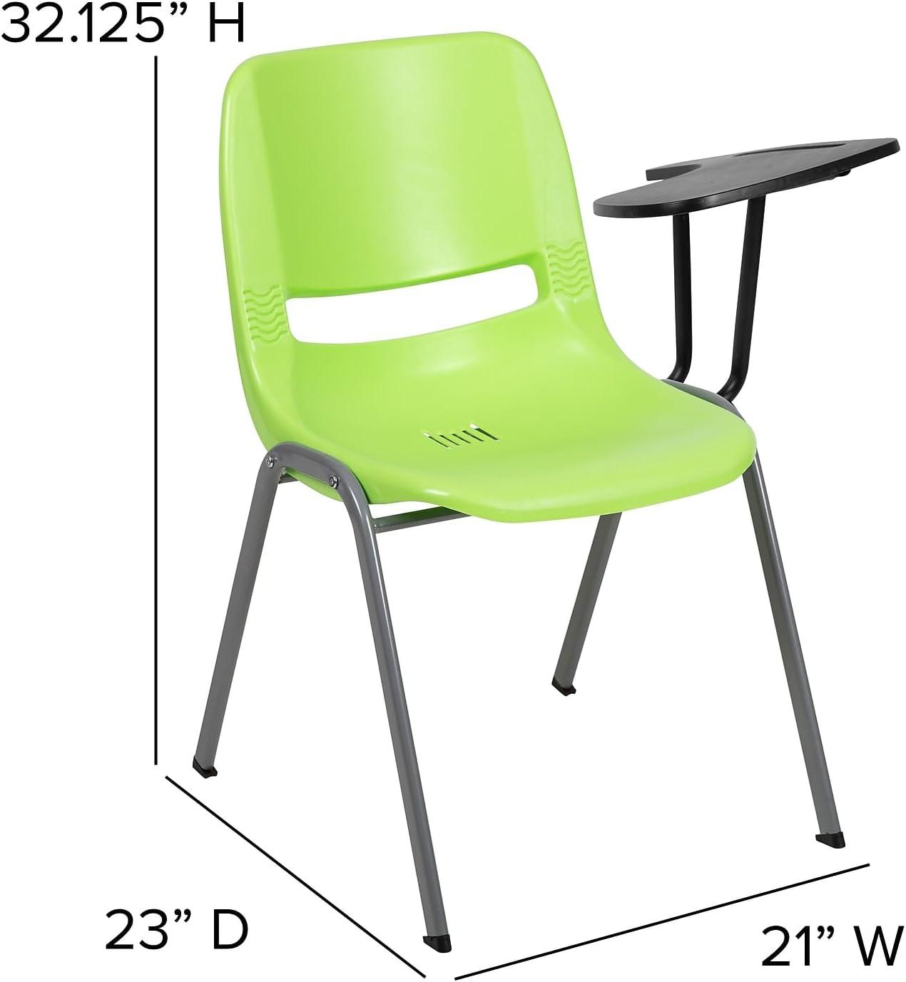 Flash Furniture Keaton 880 lb. Capacity Ergonomic Shell Stack Chair with Metal Frame