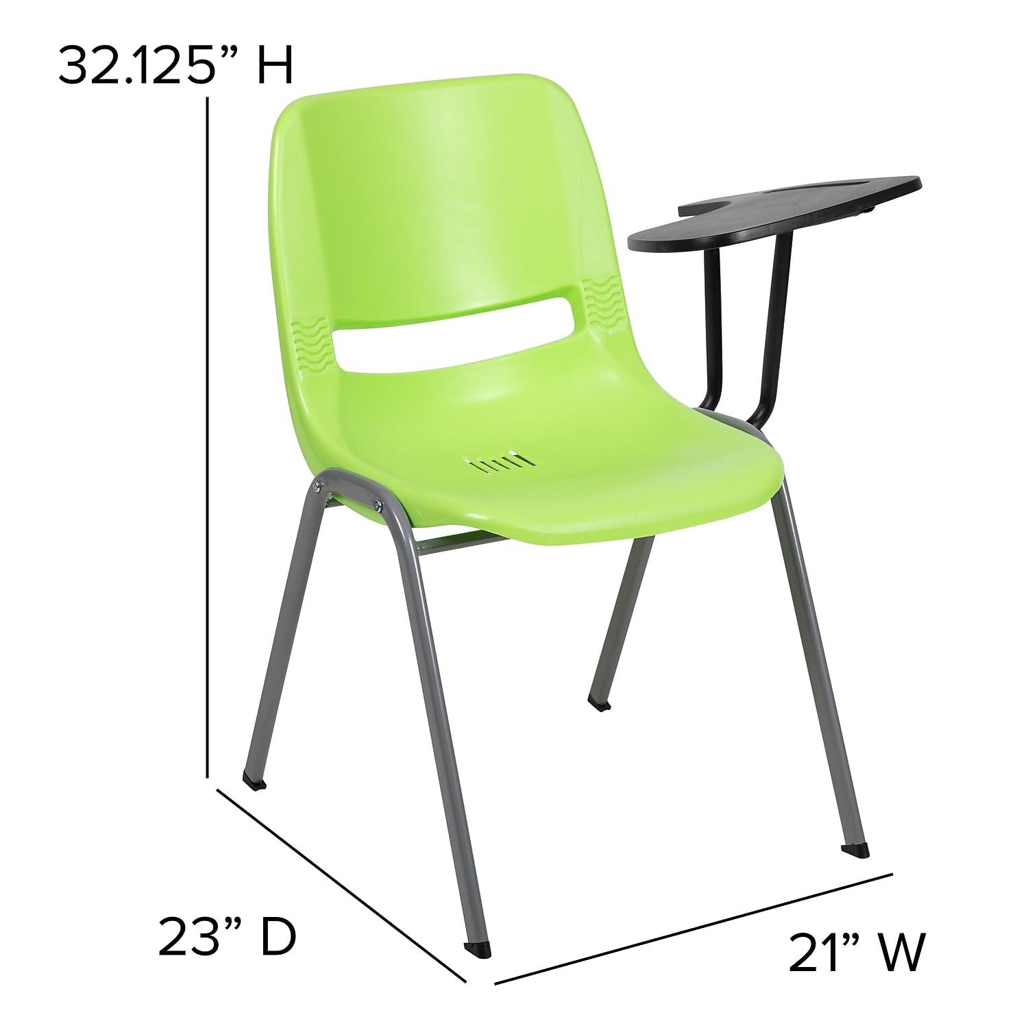 Flash Furniture Keaton 880 lb. Capacity Ergonomic Shell Stack Chair with Metal Frame