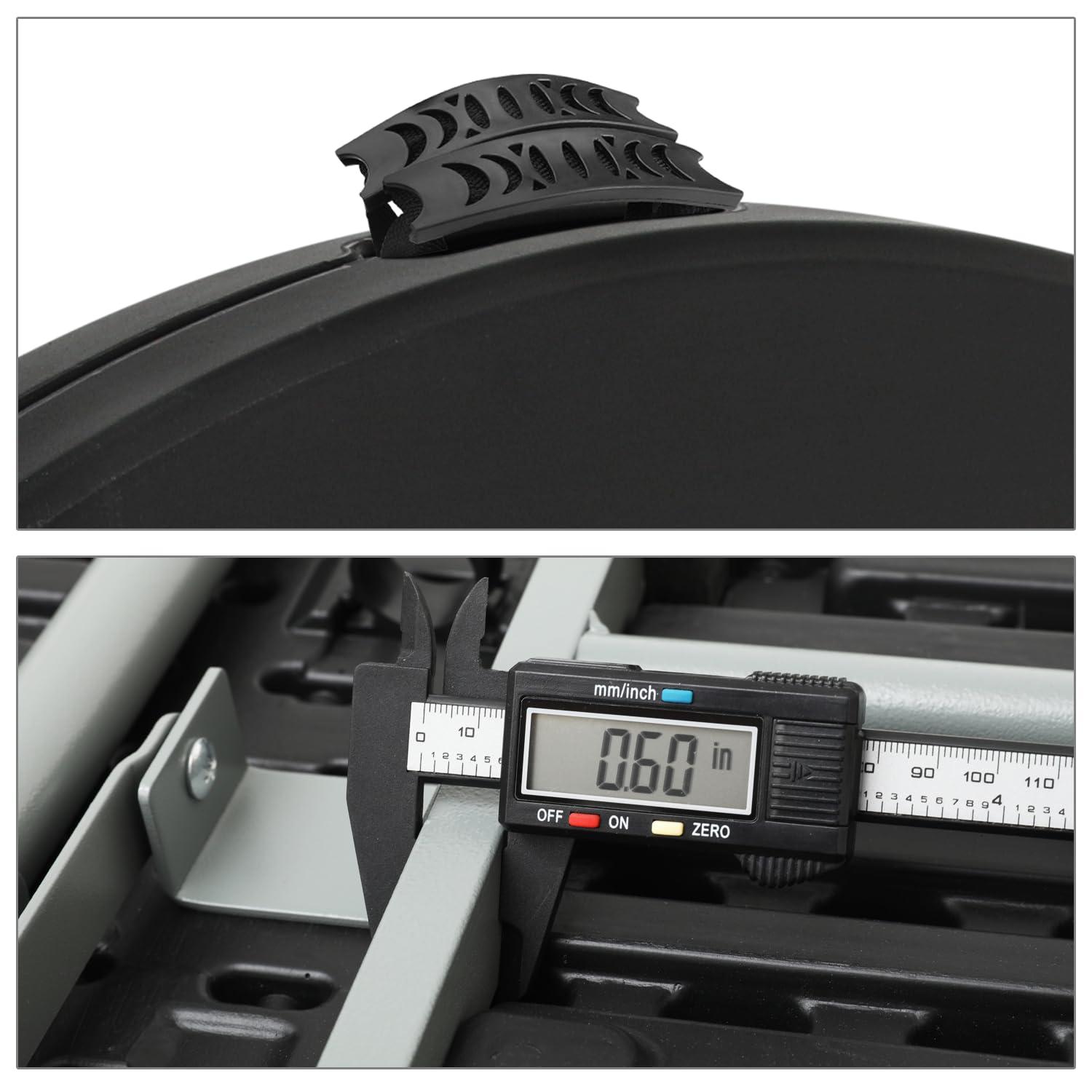 Plastic Round Folding Table, Portable Foldable Party Banquet Table for Camping Dining Outdoor Picnic