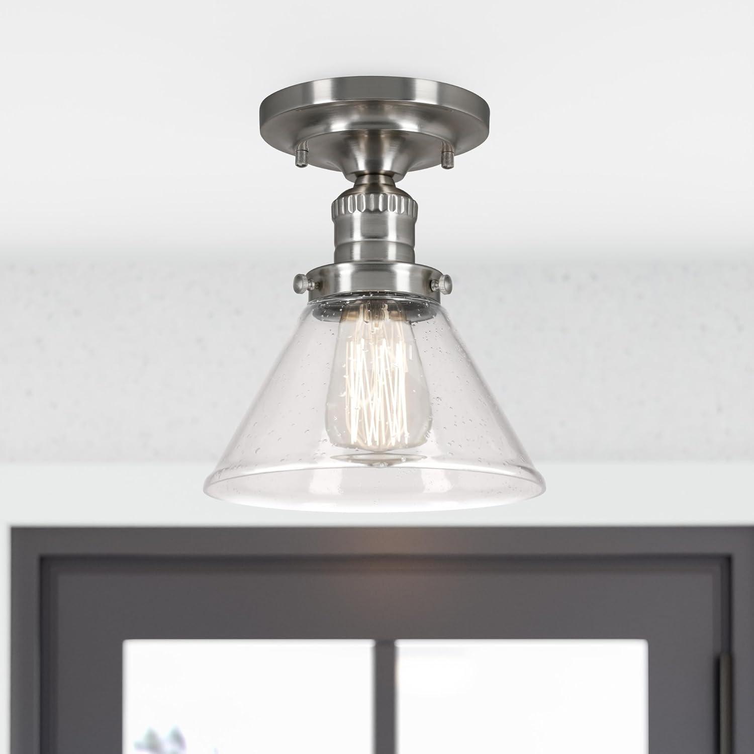 Design House  Augustin Ceiling Light in Satin Nickel