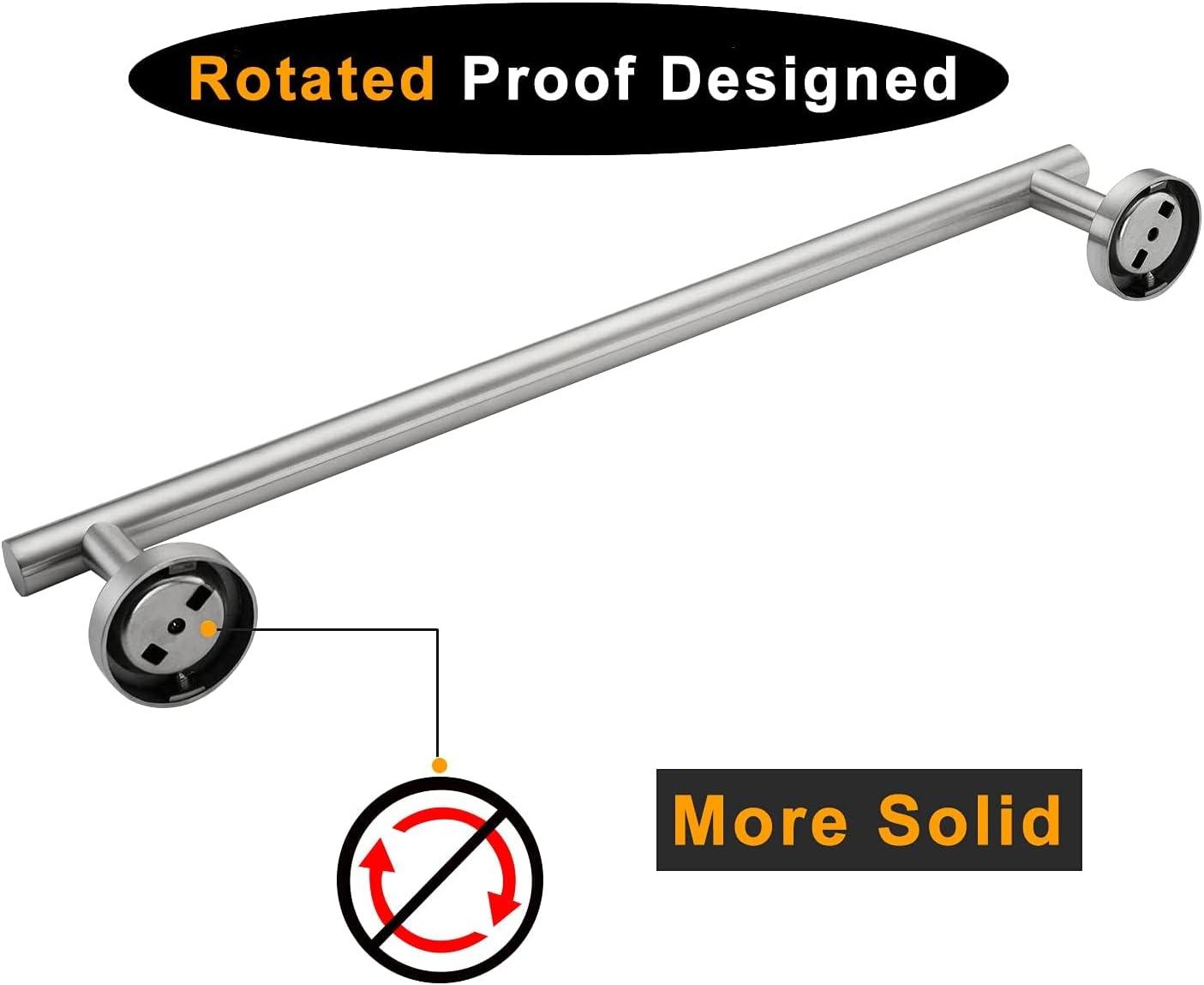 Brushed Nickel Wall Mounted Stainless Steel Towel Bar