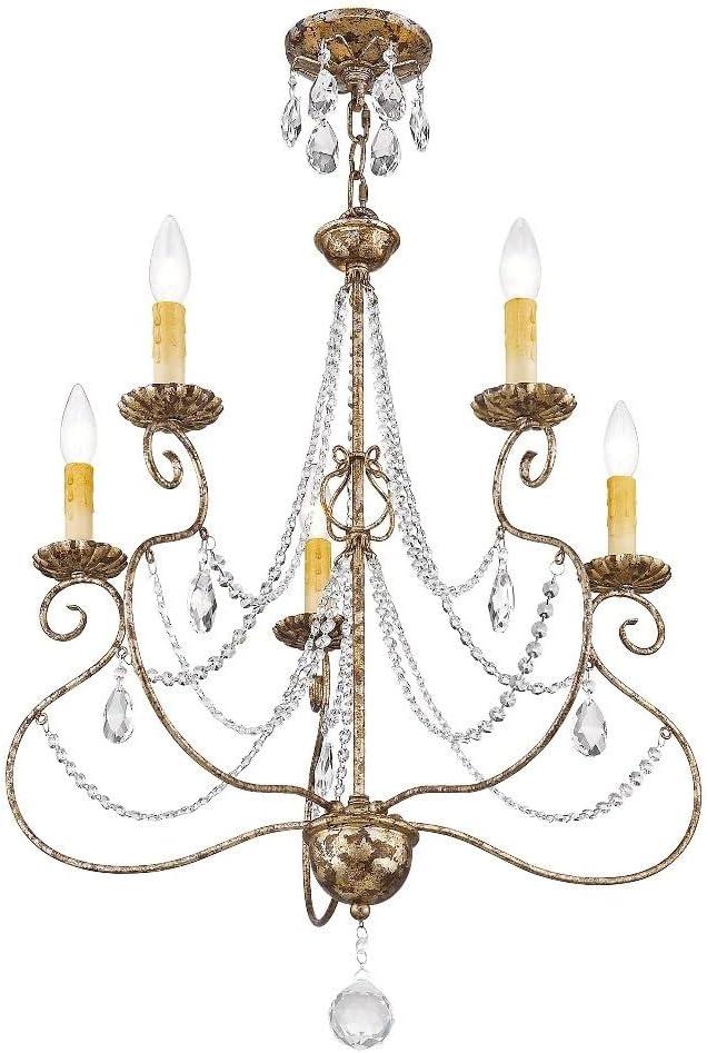 Livex Lighting - Isabella - 5 Light Chandelier in French Country Style - 24
