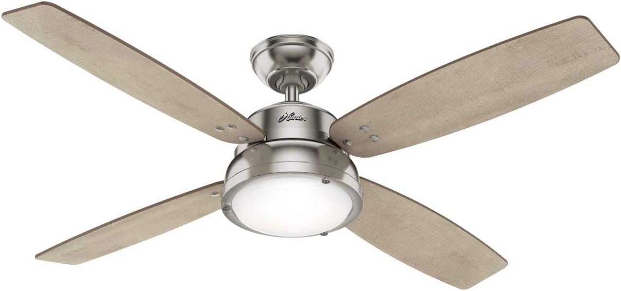 52" Wingate 4 - Blade LED Standard Ceiling Fan with Remote Control and Light Kit Included