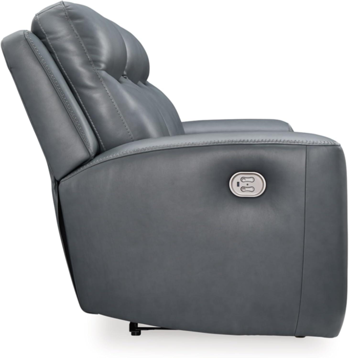 Ashley Furniture Mindanao Steel Power Reclining Sofa