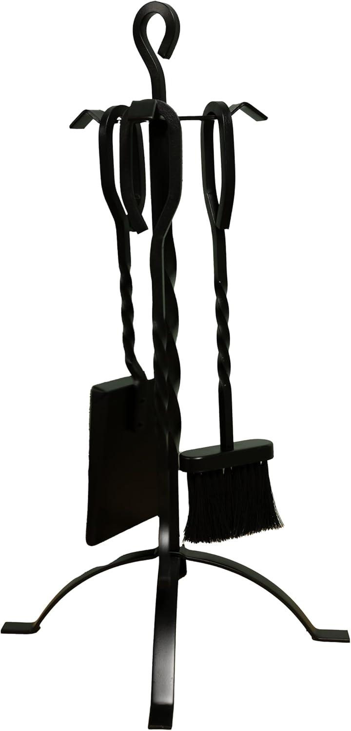 Comfort Glow Comfort Glow 4-Piece Cast Iron Fireplace Tool Set with Stand, 16" Tools - CGFT16