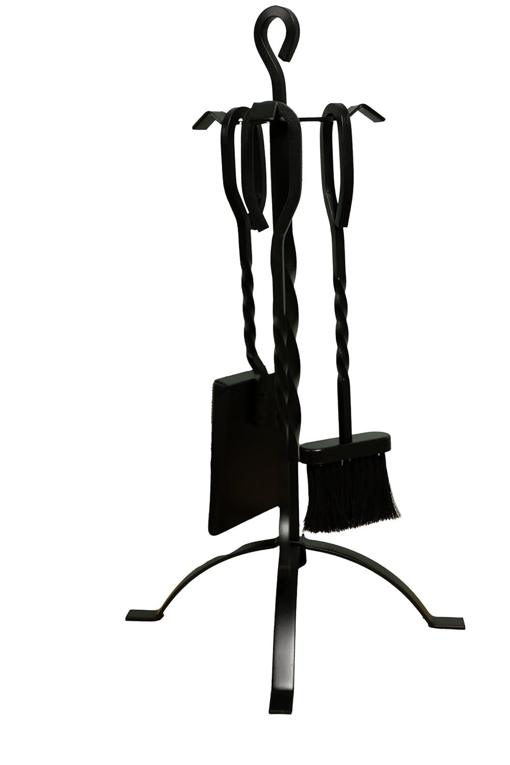 Comfort Glow Comfort Glow 4-Piece Cast Iron Fireplace Tool Set with Stand, 16" Tools - CGFT16