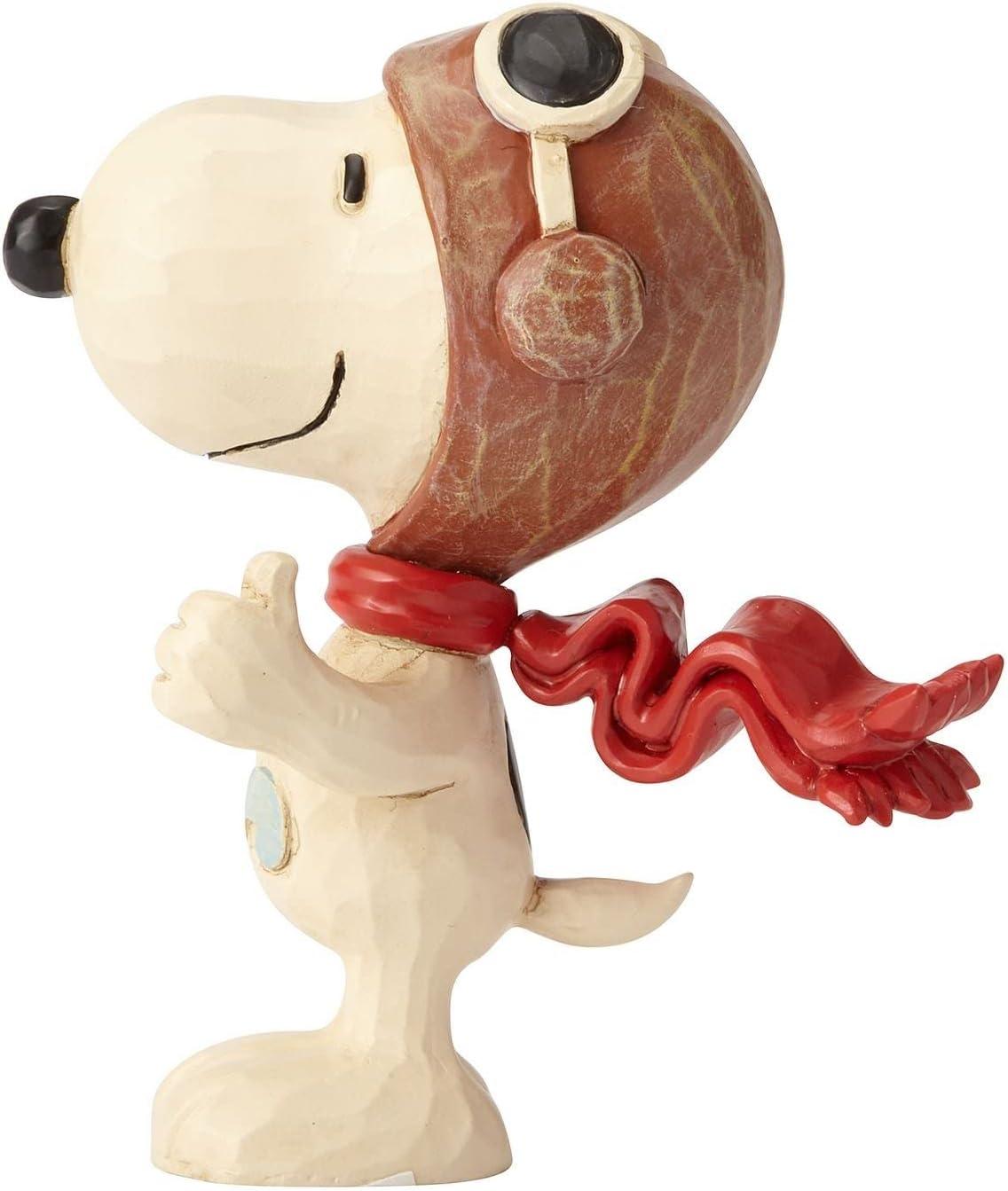 enesco Peanuts by Jim Shore Snoopy Flying Ace Mini Figurine 3in H