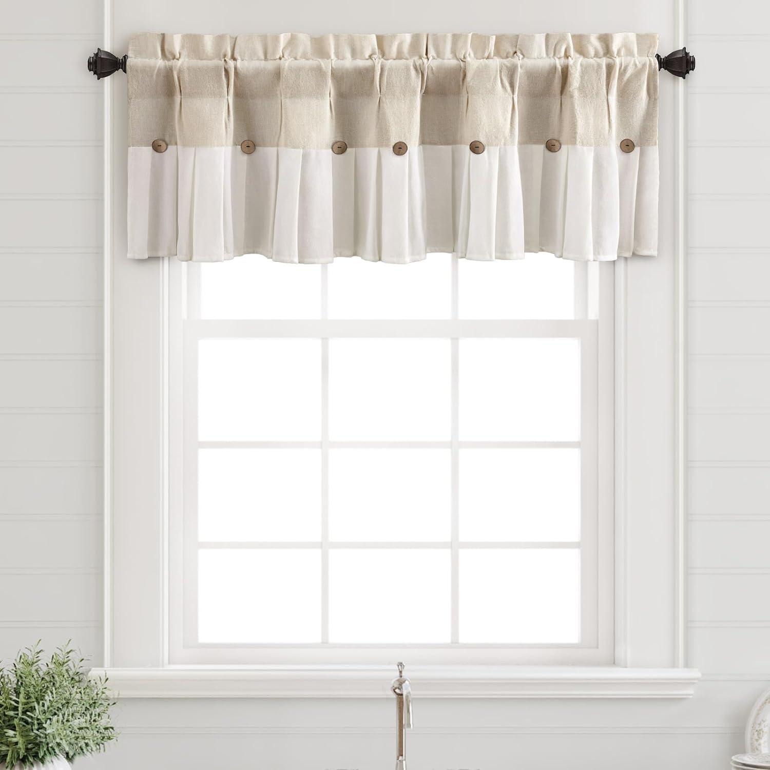 OTOTWER Patchwork 52'' W Window Valance