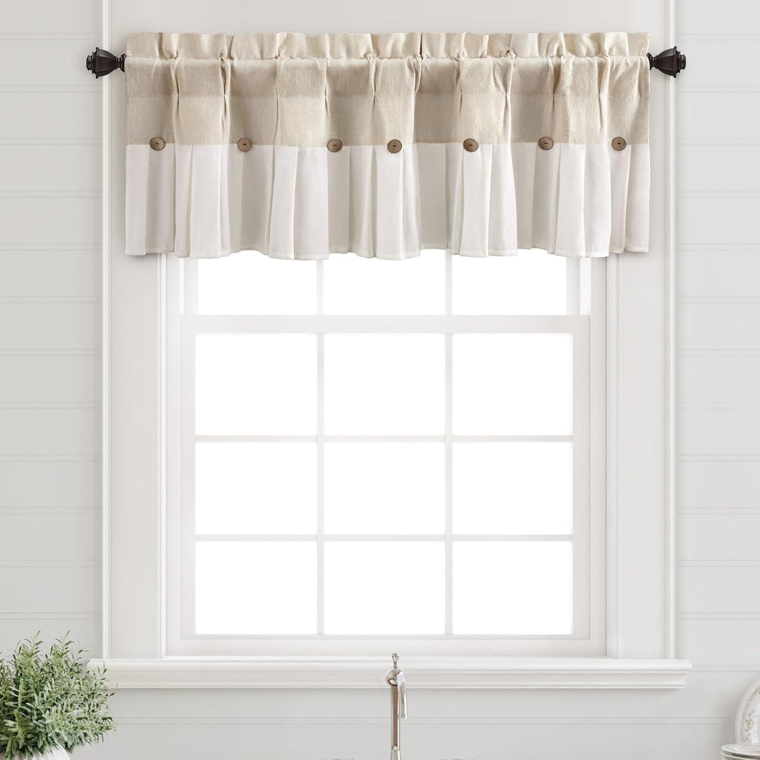 OTOTWER Patchwork 52'' W Window Valance