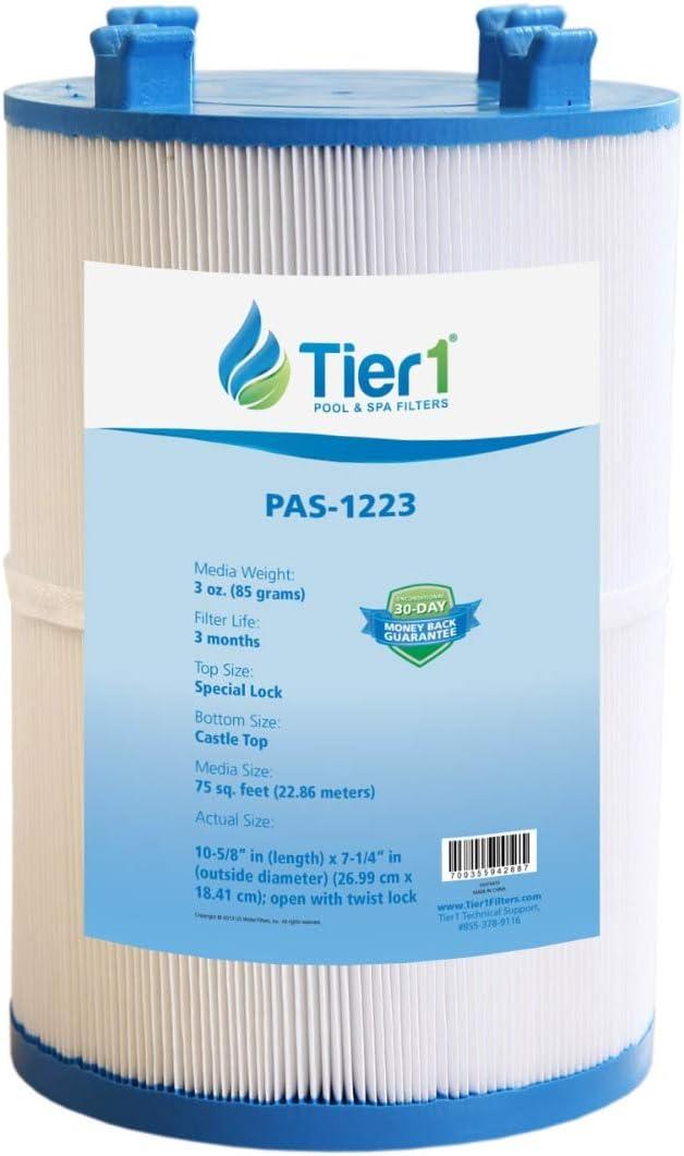 Tier1 Pool & Spa Filter Cartridge | Replacement for Dimension One 1561-00, Pleatco PDO75-2000, FC-3059, C-7367, Aladdin 17541 and More | 75 sq ft Pleated Fabric Filter Media