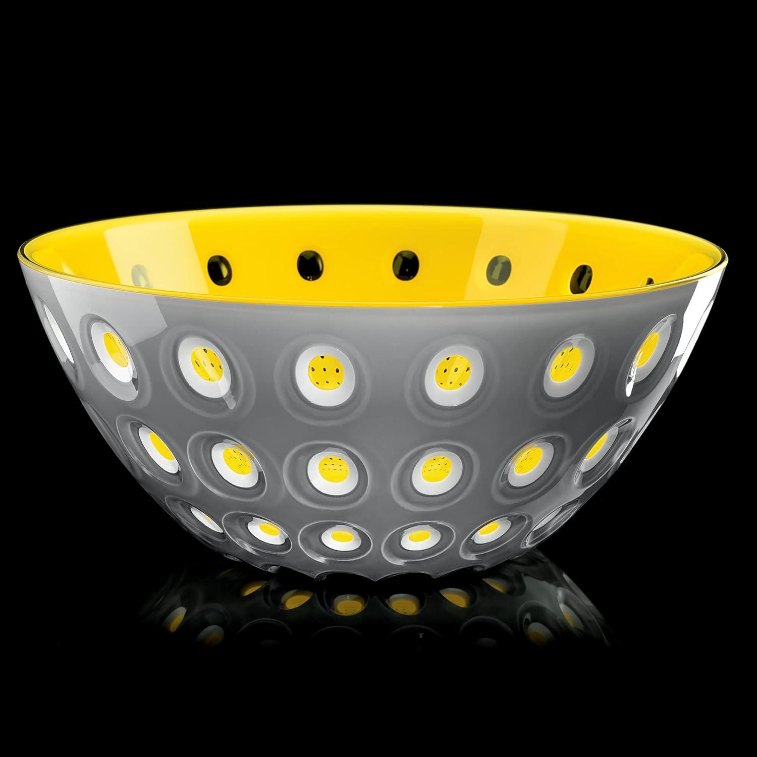 Guzzini 25cm Le Murrine Bowl (Gray/White/Yellow)
