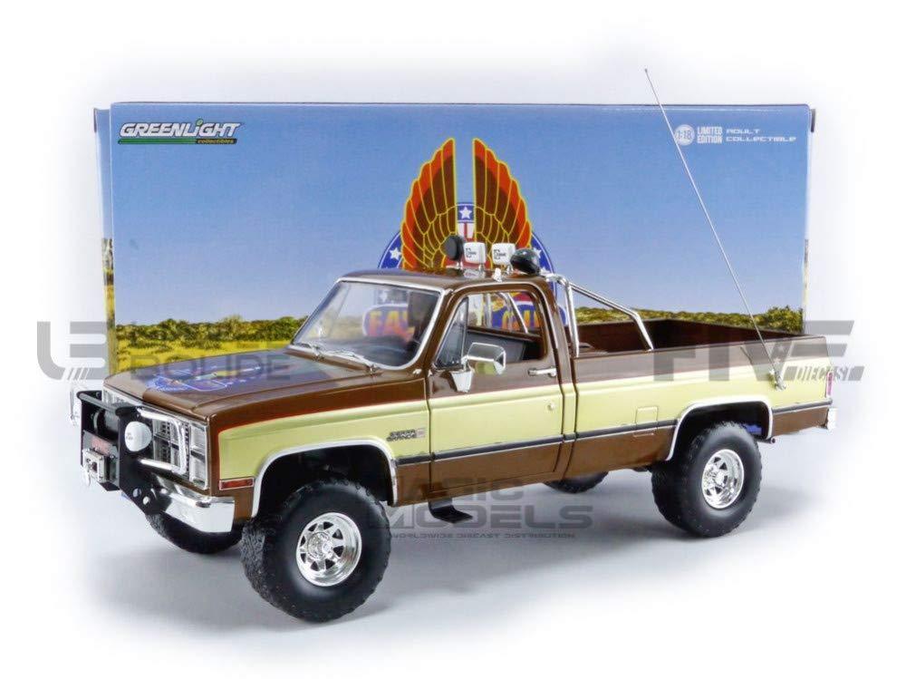 1982 GMC K-2500 Sierra Grande Pickup Truck Brown "The Fall Guy" (1981-1986) TV Series 1/18 Diecast Model Car by Greenlight