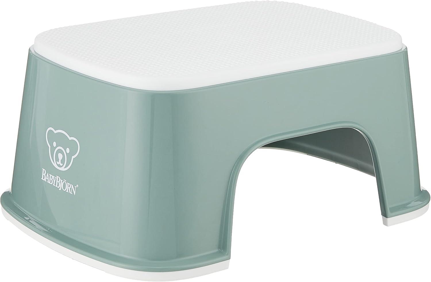 BabyBjörn Step Stool, Deep Green/White