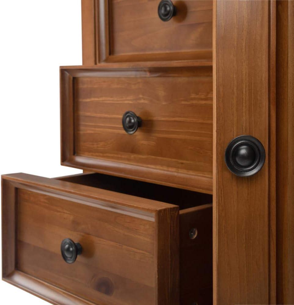 Amherst Transitional Medium Storage Cabinet with Adjustable Shelves in Light Golden Brown