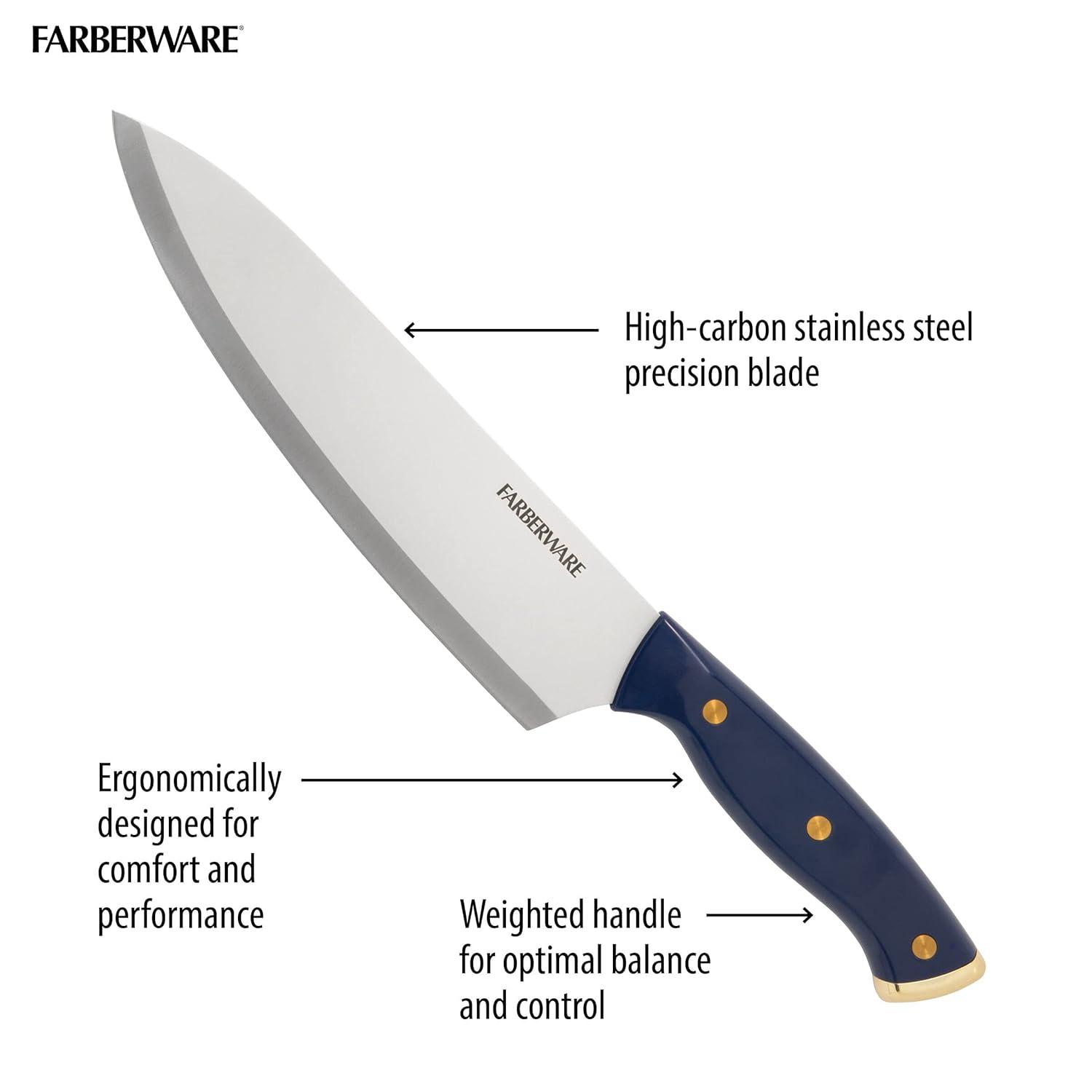 Farberware Farberware 15-Piece Triple Riveted Knife Block Set